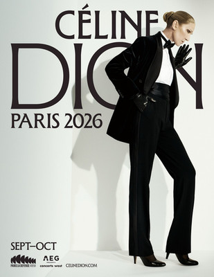  Celine Dion Paris 2026 Concert Tour Event Poster Print