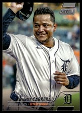 Miguel Cabrera 2022 Stadium Club #180 Detroit Tigers FREE SHIPPING AutographDen