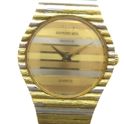 RAYMOND WEIL 腕時計 18K ELECTROPLATED 9022 Raymond Weil 9022 Tu-tone 18k Gold Electro-plate Swiss Quartz