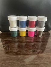 Comotion Rubber Stamps Embossing Powder-8 Jar Set