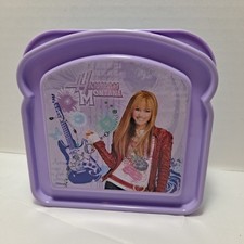 Hannah Montana Plastic Sandwich Container Zak Designs Miley Cyrus Disney Vintage