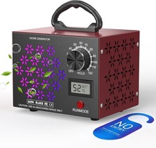 120 000mg/h Ozone Generator Machine with Temp/Humidity Display Triple Side