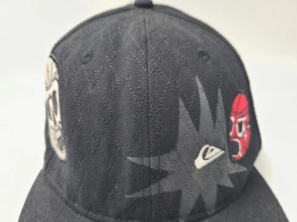 Máscara Quiksilver Luchador New Era 59Fifty Ajustada 7 3/8 Gorra Lana Surf Negra Foto 4 de 4