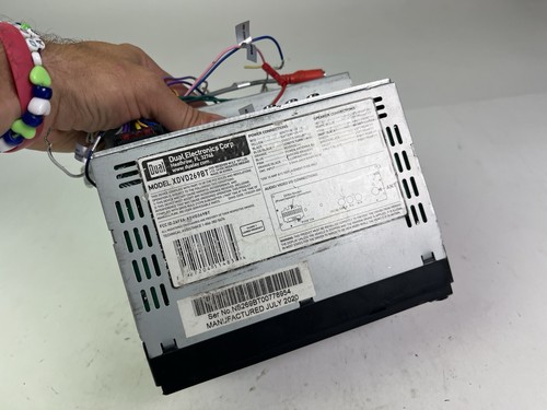Unidad principal estéreo para automóvil Dual Electronics XDVD269BT 6,2 pulgadas - PERILLA FALTANTE - Imagen 7 de 12