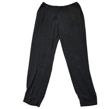 Eberjey Gisele Jogger Women Medium Charcoal Grey Lounge Pajama Pant Drawstring