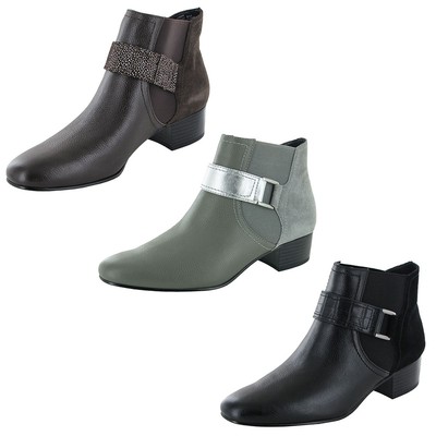 LOGO By Lori Goldstein Womens Sharon Ankle Boot Shoes