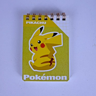 Pokemon Pikachu Memo Note Pad Bun'undo Japanese ShoPro 4'' Yellow Japan Exclusive