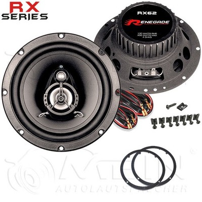 RENEGADE AUTO LAUTSPRECHER für LANCIA PHEDRA 2002-2010 Heck Seite 200W 165 #ANB2