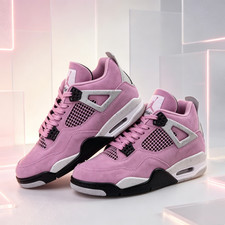 Nike Jordan 4 "Orchid" Retro Mid Top Basketball Shoes For Men/Women