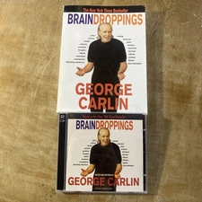 George Carlin Brain Droppings 2CD 2000 Comedy HighBridge Label + THE BOOK