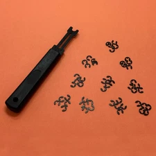 E-CLIP/Eclip/side mount retaining ring -- Installer TOOL ETH-3 3mm & 50 E-clips
