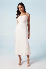 Oasis Blush A-Line Dress Womens Bridesmaids Dresses