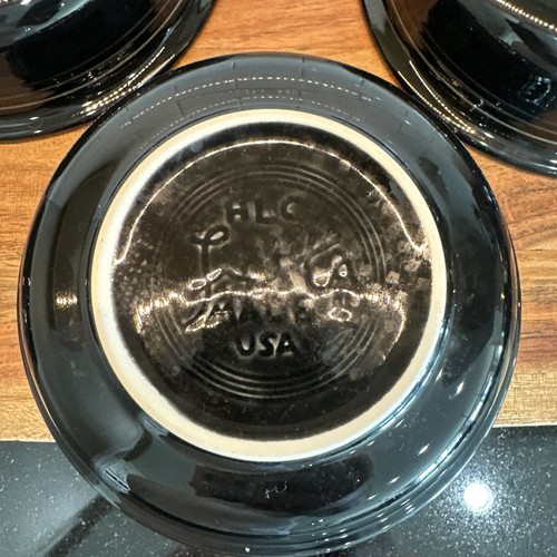 Juego de 4 cuencos de cereal para sopa Fiestaware Black 7" 19 OZ Homer Laughlin 6-7/8"" - Imagen 14 de 18