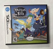 Disney Phineas and Ferb Across the 2nd Dimension Nintendo DS Complete w/ Manual