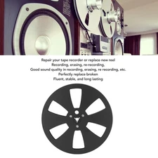 Sound Tape Empty Reel 1/4 7in Metal Aluminum for  Tape Recorder Opening