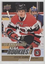 2017-18 Upper Deck CHL Star Rookies Exclusives 11/100 Graeme Clarke #327 i9y