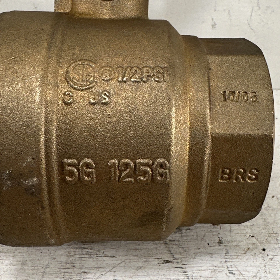 New OVC Q104 2" Brass Ball Valve 600 CWP 150 SWP 250PSI 5G125G 200BRFT - Image 3 of 4