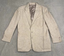 Vintage 1950s Men's Atomic Fleck Wool Sport Coat Blazer Rockabilly Size 42