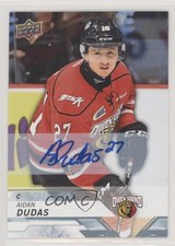 2018-19 Upper Deck CHL Auto Aidan Dudas #28 Auto 4ta