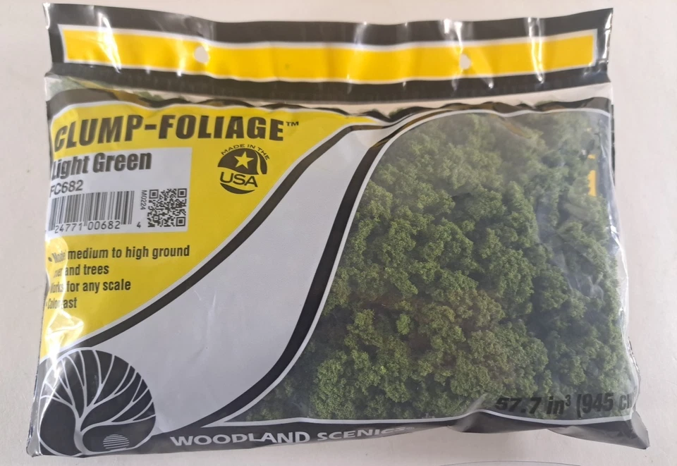 NUEVO Lote de Rocas de Hierba Modelo de Tren Ciudad Paisaje Grava Verde Grumo Follaje Foto 4 de 4