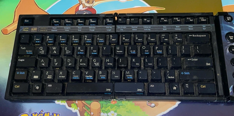 Ideazon Zboard World Of Warcraft Keyboard Keys Cover Cataclysm Folding Gaming  - Image 4 of 4