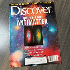 Discover Magazine April 1996 Quest for Antimatter Robots vs The Sea Sharks vs