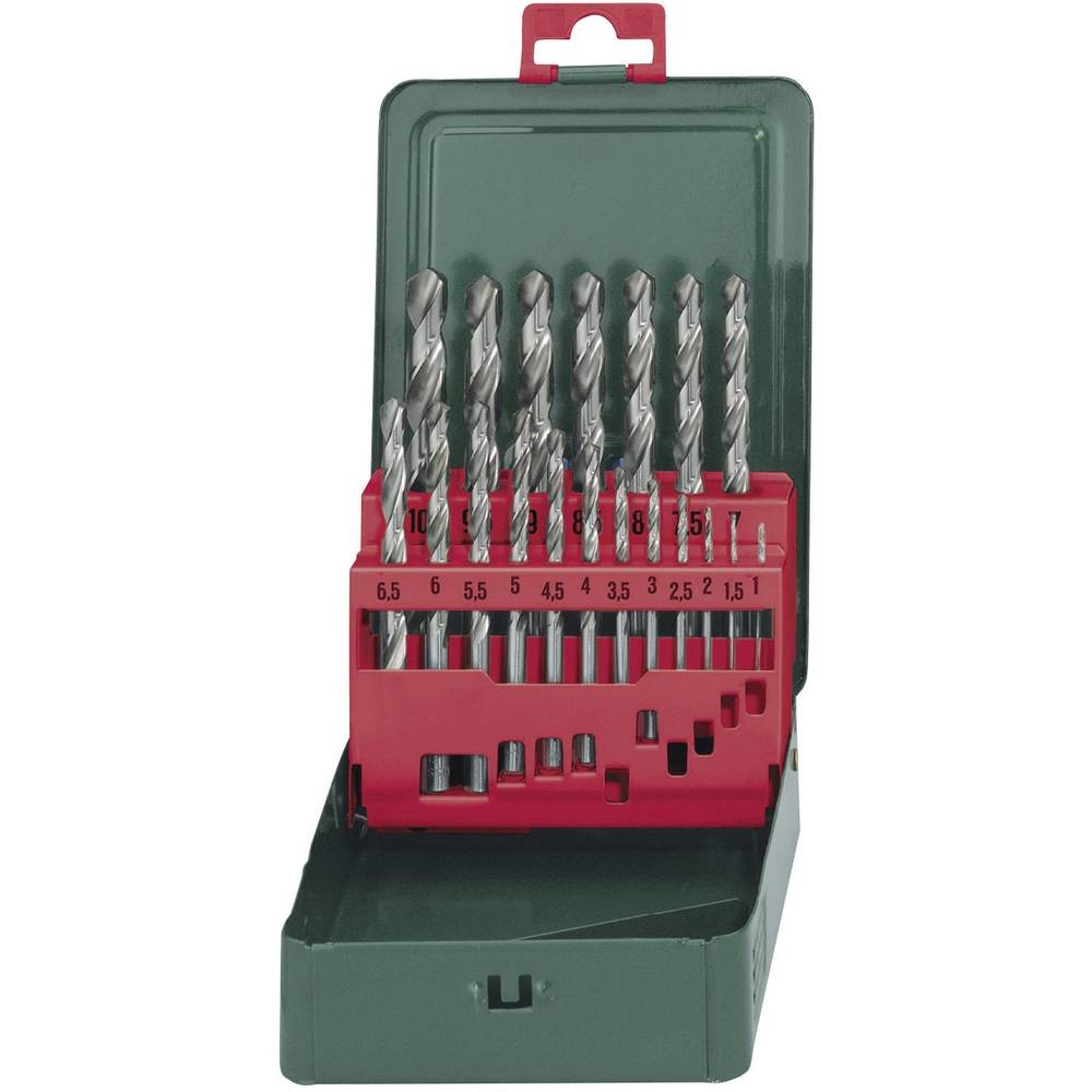 Forets pour le métal Metabo HSS foret hélicoïdal perçage acier 19 pcs