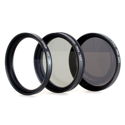 Filterset UV + CPL POL-Filter + ND8 passend für Canon Legria HF R806 HF R88