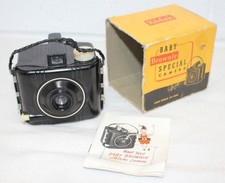 Vintage Kodak Baby Brownie Special Camera w/ rough Box  Manual WORKS 
