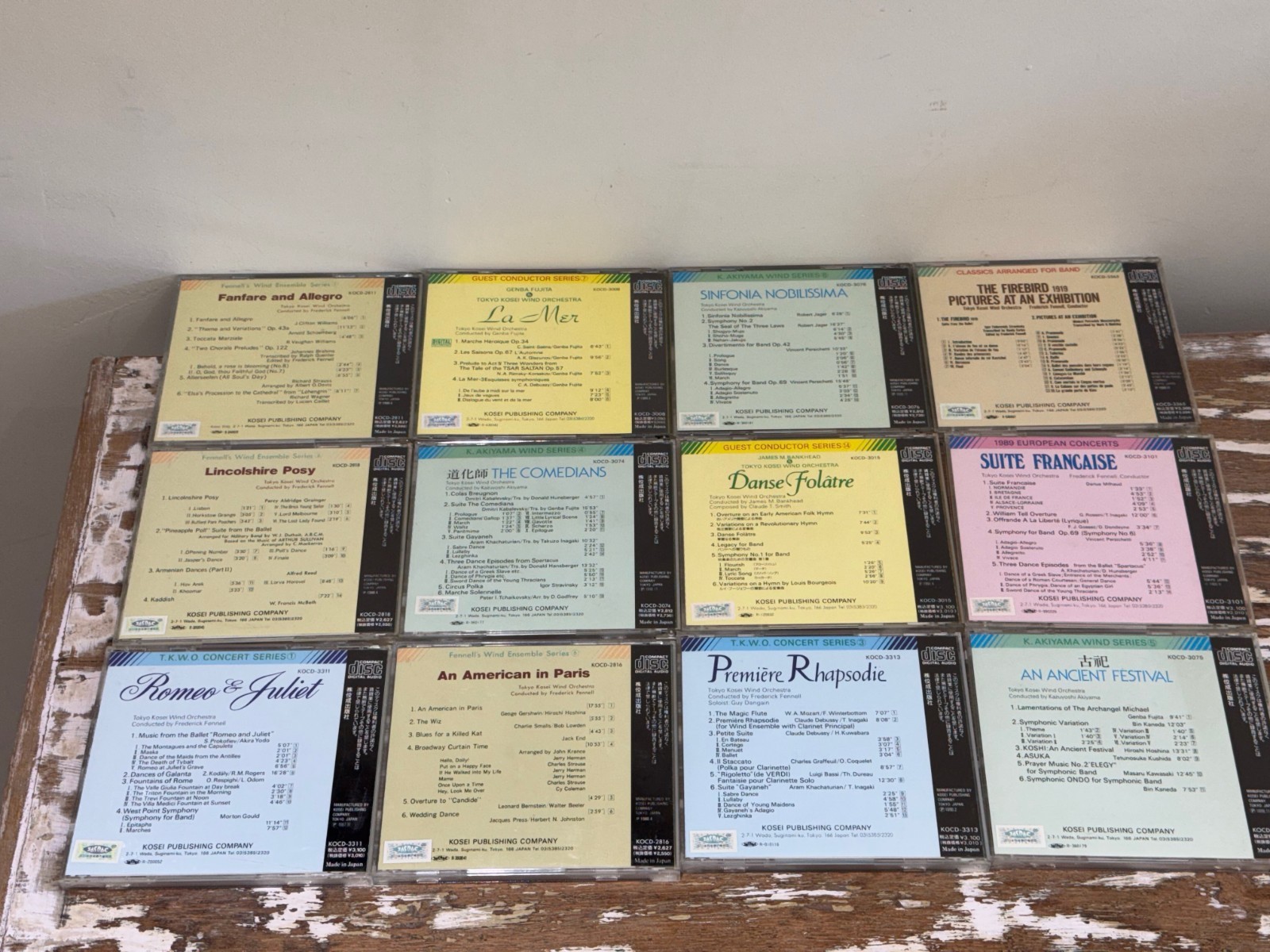 Lot 23 CDs Japanese Wind Orchestra CD Collection Kosei Tokyo Kosei Band Rare