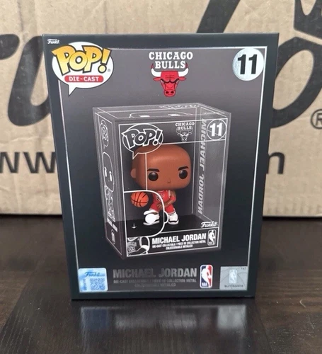 Funko Pop NBA Die-Cast Metal Michael Jordan 11 Common