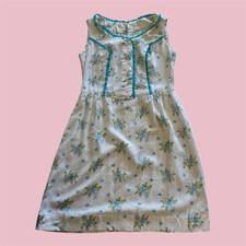 Vintage 60s floral boho babydoll dress 1960s 1970s Boho
