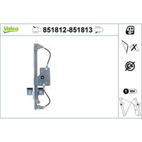 Valeo 851812 Fensterheber FüR Citroen C4 C4 Grand C4 Spacetourer Da De 3D 3A 3E