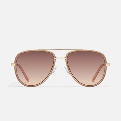 Quay - All In Medium Doe Frame and Brown Fawn Lens Sunglasses