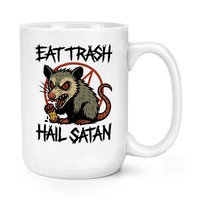 Gift Base WeißE Keramik Kaffeetasse Becher 15Oz Groß Atheist Lustig