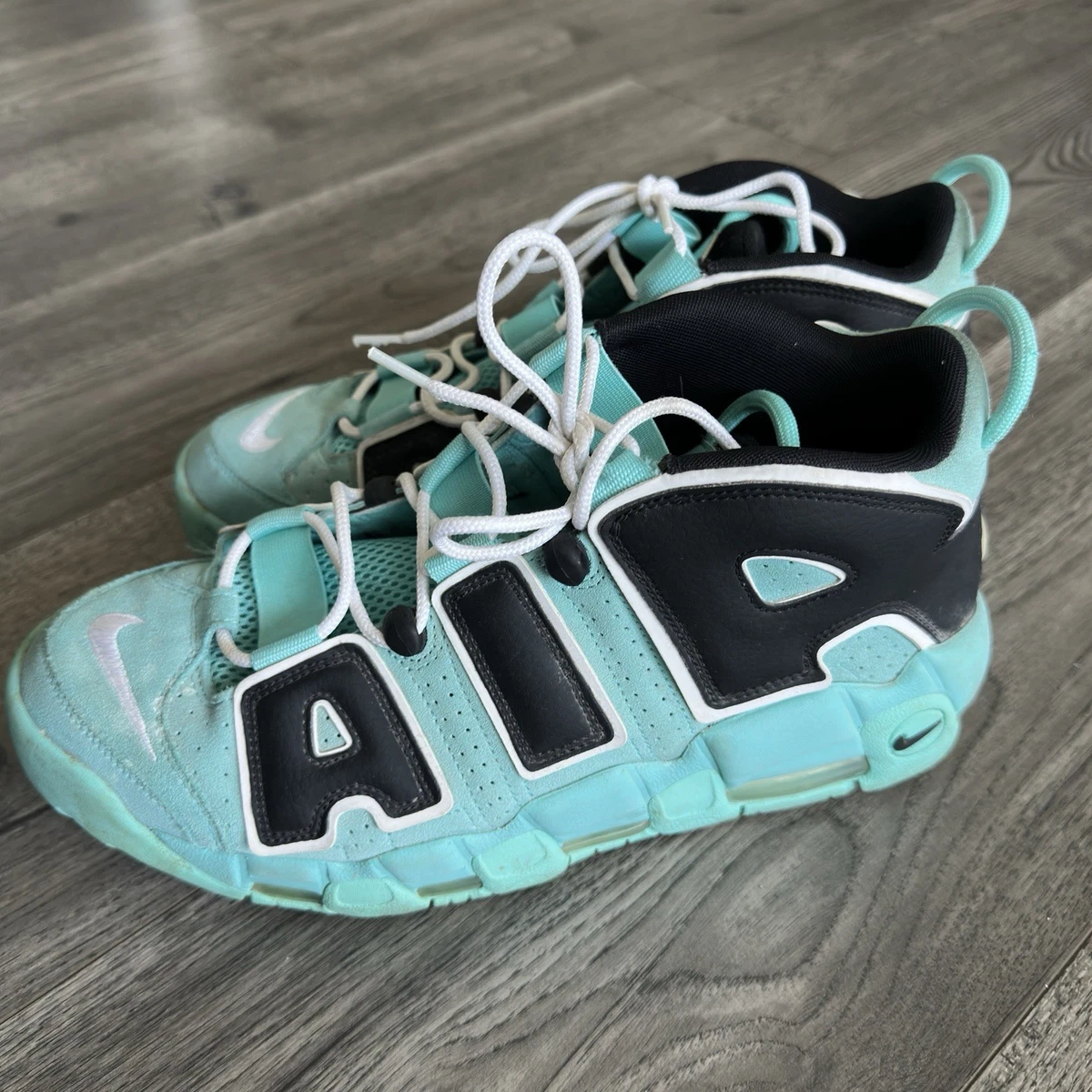 Preços baixos em Nike Air More Uptempo '96 QS Light Aqua | eBay
