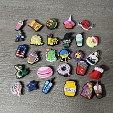 Lot of 28 Mixed Set Croc Shoe Charms Jibbitz