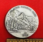 1972 GLACIER: National Parks Centennial: .999 Pure Silver Medal, Mint, 33.7 gr.