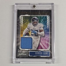 2021 Panini Playbook Derrick Henry Zoning Commission Memorabilia Titans #ZC-DHE