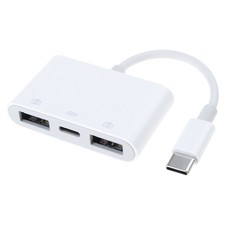 USB 3.0 TypeC Hubs 3 in 1 Fast Speed Data Transfer Adapters for Laptops