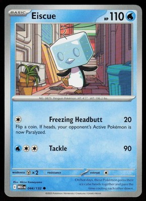 Eiscue 044/132 Common Mega Evolution Pokemon Near Mint