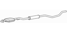 Exhaust Catalyst & Centre Silencer for Land Rover Freelander Td4 2.0 (2000-2001)