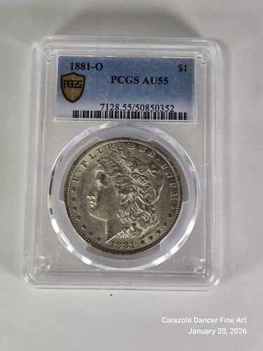 1881-O PCGS AU55 1 Dollar silver dollar