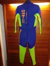 Vintage O'NEILL Blue Green 3/2 mm Reactor Full Wetsuit Men's Size Large USA Made