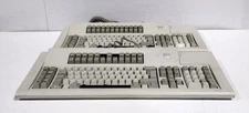 IBM Model M122 Part No. 1390238 Vintage Mechanical Keyboards - Lot of Two