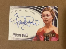 Farscape Through the Wormhole Felicity Price Autograph Card A60
