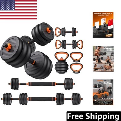 DS2 Adjustable Dumbbells Set: 5-in-1 Fitness Solution for Home Gym (20/90lbs)