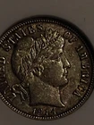 1914 D Barber Dime Anacs AU 55 OWH