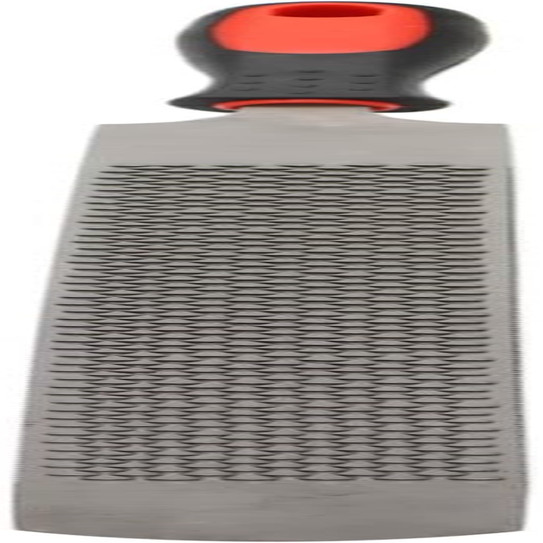 18 Inch Hoof Rasp, Horseshoe File with Rubber Handle, Carbon Steel Farrier File 