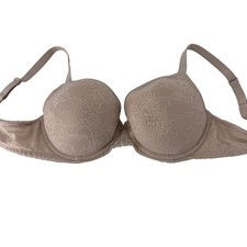 Wacoal 853201 Tan Floral Lace Underwire Full Coverage Bra Womens 36D